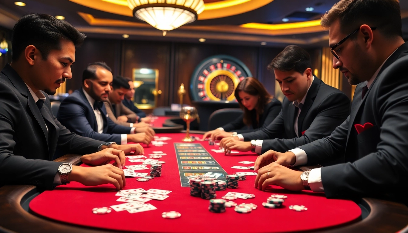 Engage in thrilling games at 68VIP casino, featuring vibrant tables and dynamic players.
